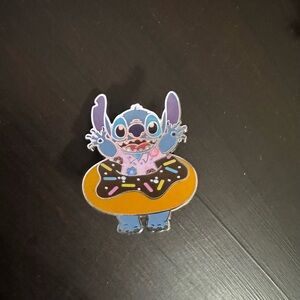 Disney Stitch Donut Enamel Pin - Blue and Purple